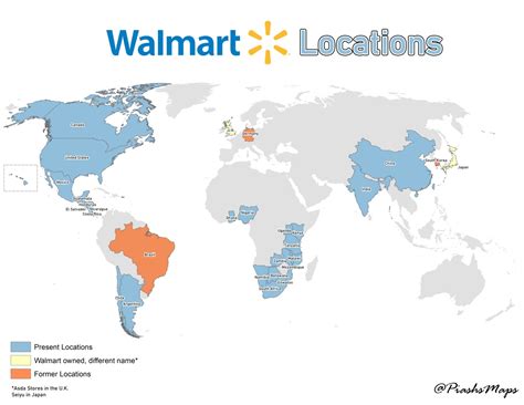 walmart locations around the world.